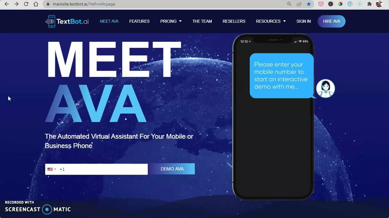 Ava Textbot AI Review: How It Works